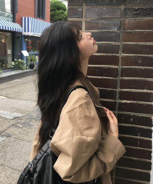 modimood(モディムード)の「ハーフネック2WAYナイトジャンパー(ブルゾン・レディース・ベージュ・FREE)」の6枚目の写真
