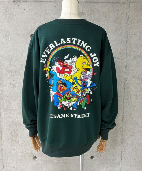 GLAMOROUS JANE(グラマラスジェーン)の「SESAME STREETバックプリントオーバーサイズトレーナー(スウェット・レディース・グリーン/杢グレー/ブラック・FREE)」の21枚目の写真