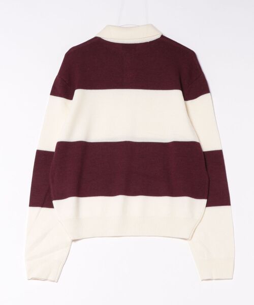 A.P.C.（アーペーセー）の「POLO LUIS LOGO（Tシャツ/カットソー・メンズ・ボルドー/ダークネイビー・XS/S）」の3枚目の写真