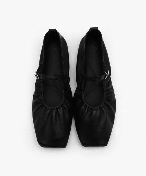 SAPPUN(サプン)の「Libella(リベラ)メリージェーンフラットパンプス(220-65108)SAPPUN(サプン)(パンプス・レディース・ブラック/アイボリー・22.5/23/23.5/24/24.5)」の6枚目の写真