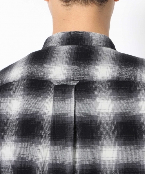 GLOBAL WORK（グローバルワーク）の「バンドカラーソフトフランネル/719673（シャツ/ブラウス・メンズ・ブラック/ネイビー/ライトパープル・SMALL/MEDIUM/X-LARGE/LARGE）」の14枚目の写真