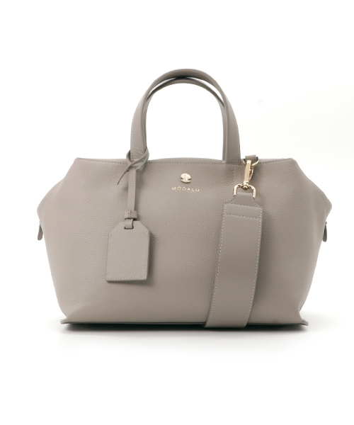 MODALU（モダルー）の「【MODALU】スクエア２WAYボストンバッグ(MH5135)（ハンドバッグ・レディース・グレー/ブラック・F）」の2枚目の写真