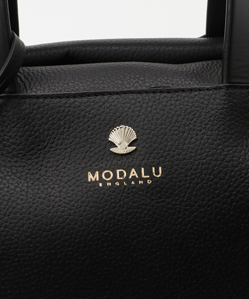 MODALU（モダルー）の「【MODALU】スクエア２WAYボストンバッグ(MH5135)（ハンドバッグ・レディース・グレー/ブラック・F）」の4枚目の写真