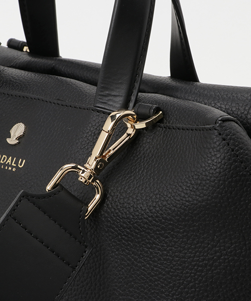 MODALU（モダルー）の「【MODALU】スクエア２WAYボストンバッグ(MH5135)（ハンドバッグ・レディース・グレー/ブラック・F）」の6枚目の写真