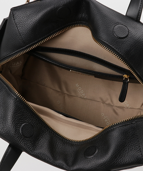 MODALU（モダルー）の「【MODALU】スクエア２WAYボストンバッグ(MH5135)（ハンドバッグ・レディース・グレー/ブラック・F）」の9枚目の写真