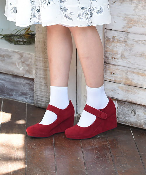 Realta(レアルタ)の「Realta(レアルタ)カラバリ豊富なウェッジソールパンプス(パンプス・レディース・レッド/グレー系その他/アイボリー/ブラック/ブラウン/ベージュ系その他/グリーン/ピンク/ブラック系その他/グレー/ベージュ/ネイビー・LL/L/S/M)」の12枚目の写真