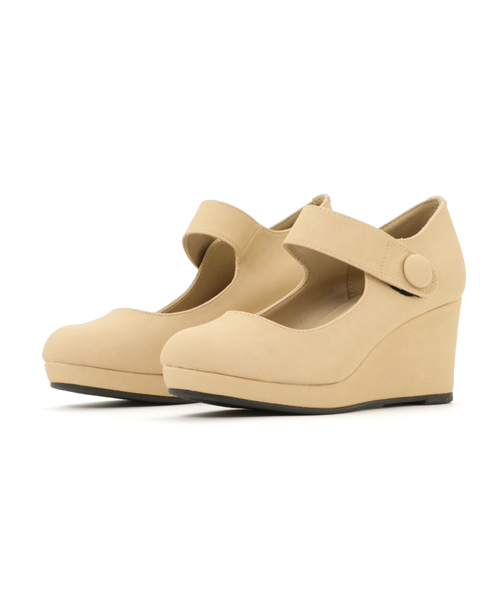 Realta(レアルタ)の「Realta(レアルタ)カラバリ豊富なウェッジソールパンプス(パンプス・レディース・レッド/グレー系その他/アイボリー/ブラック/ブラウン/ベージュ系その他/グリーン/ピンク/ブラック系その他/グレー/ベージュ/ネイビー・LL/L/S/M)」の8枚目の写真