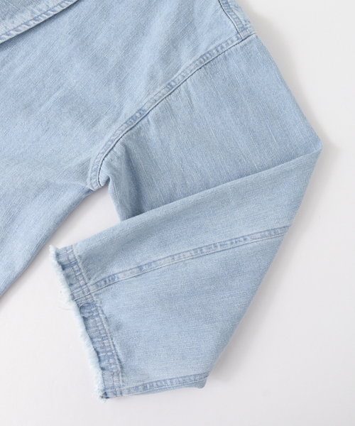 SENSE OF PLACE by URBAN RESEARCH（センスオブプレイスバイアーバンリサーチ）の「デニムガウン(7分袖)（その他アウター・メンズ・ライトインディゴブルー・MEDIUM/LARGE）」の8枚目の写真