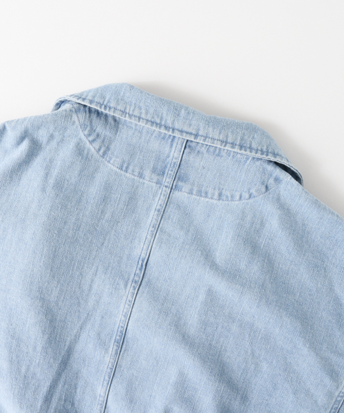 SENSE OF PLACE by URBAN RESEARCH（センスオブプレイスバイアーバンリサーチ）の「デニムガウン(7分袖)（その他アウター・メンズ・ライトインディゴブルー・MEDIUM/LARGE）」の12枚目の写真
