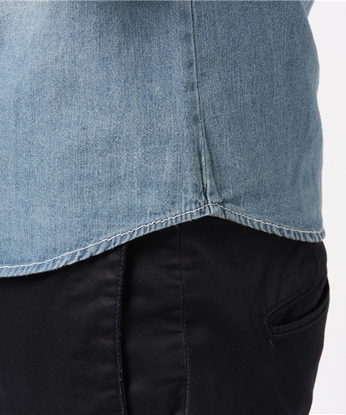 JACKROSE（ジャックローズ）の「7分袖デニムウエスタンシャツ6.5OS（シャツ/ブラウス・メンズ・インディゴブルー/ブルー系その他・L/M/XL）」の11枚目の写真