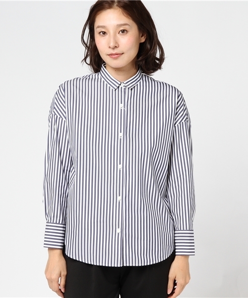 NOLLEY’S（ノーリーズ）の「バックスリットシャツ（シャツ/ブラウス・レディース・オフホワイト/ブルー/ネイビー・00/2）」の12枚目の写真