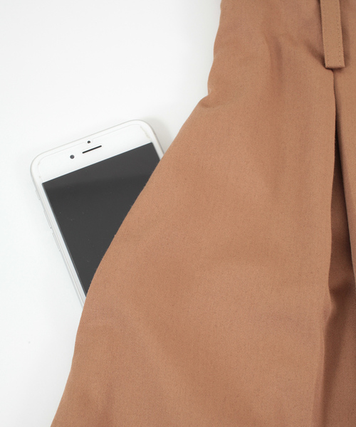 titivate（ティティベイト）の「ﾊｲｳｴｽﾄﾍﾞﾙﾄ付きﾌﾚｱｽｶｰﾄ（スカート・レディース・ブラック/ベージュ/ブラウン/グリーン/ネイビー/パープル/カーキ/モカ/チャコールグレー・L/M/S）」の17枚目の写真