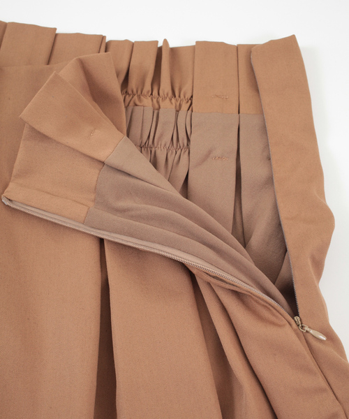 titivate（ティティベイト）の「ﾊｲｳｴｽﾄﾍﾞﾙﾄ付きﾌﾚｱｽｶｰﾄ（スカート・レディース・ブラック/ベージュ/ブラウン/グリーン/ネイビー/パープル/カーキ/モカ/チャコールグレー・L/M/S）」の18枚目の写真