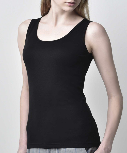 Tuche（トゥシェ）の「Tuche（トゥシェ）着るコスメ　タンクトップ（インナーウェア/肌着・レディース・ブラック/ベージュ/ブラウン/オフホワイト/ピンク/ブルー系その他・LARGE/MEDIUM）」の3枚目の写真