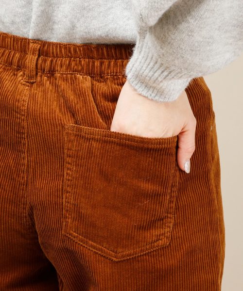 natural couture（ナチュラルクチュール）の「コール天ワイドパンツ（その他パンツ・レディース・ブラウン/ピンク/キャメル・FREE）」の17枚目の写真