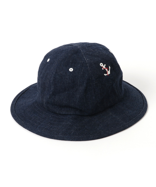 AVIREX(アヴィレックス)の「【直営店限定】AVIREX/ アヴィレックス/ DS AVI DENIM HAT/ デニムハット(ハット・メンズ・ブルー系その他/ワンウォッシュ・FREE)」の2枚目の写真