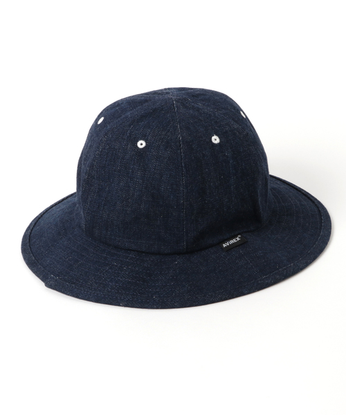 AVIREX(アヴィレックス)の「【直営店限定】AVIREX/ アヴィレックス/ DS AVI DENIM HAT/ デニムハット(ハット・メンズ・ブルー系その他/ワンウォッシュ・FREE)」の4枚目の写真