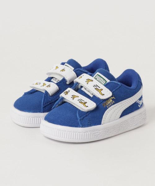 PUMA(プーマ)の「ミニオンズ スウェード V インファント (KIDS)(スニーカー・キッズ・レッド/ブルー/ブラック・15.0cm/12cm/13cm/16.0cm/14cm)」の3枚目の写真