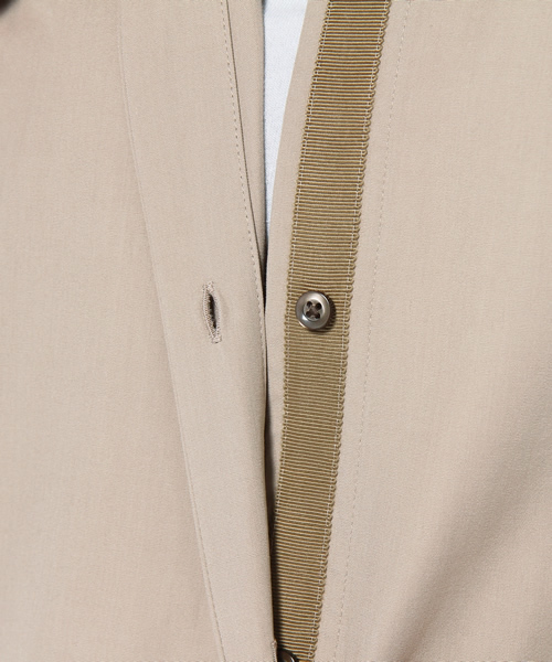 BEAUTY&YOUTH UNITED ARROWS(ビューティーアンドユースユナイテッドアローズ)の「BY バイカラーチュニックシャツ ◆(シャツ/ブラウス・レディース・ベージュ/オリーブ・フリー)」の7枚目の写真