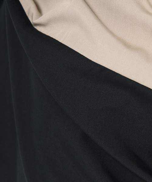 BEAUTY&YOUTH UNITED ARROWS(ビューティーアンドユースユナイテッドアローズ)の「BY バイカラーチュニックシャツ ◆(シャツ/ブラウス・レディース・ベージュ/オリーブ・フリー)」の8枚目の写真