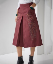 STUDIOUS SELECT�i�X�e���f�B�I�X�Z���N�g�j�́u�yTOGA PULLA(�g�[�K�v����)�z�G���u���C�_���[�h�J�X�J�[�g Embroidery skirt TP81-FG219�i�X�J�[�g�j�v