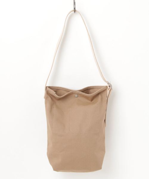 CONVERSE（コンバース）の「【CONVERSE/コンバース】CANVAS LEATHER SHOULBAG（ショルダーバッグ・レディース・オフホワイト/ベージュ/ブラック/ネイビー/グレー・FREE）」の6枚目の写真