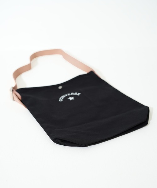 CONVERSE（コンバース）の「【CONVERSE/コンバース】CANVAS LEATHER SHOULBAG（ショルダーバッグ・レディース・オフホワイト/ベージュ/ブラック/ネイビー/グレー・FREE）」の12枚目の写真