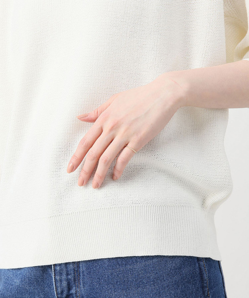 Spick & Span(スピックアンドスパン)の「シンプルピンキーリングミルウチK10(リング・レディース・ゴールド・5/3/1)」の3枚目の写真