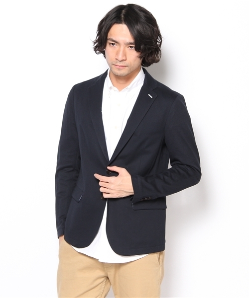BEAUTY&YOUTH UNITED ARROWS（ビューティーアンドユースユナイテッドアローズ）の「BY ラッセル シルケット カット ジャケット◆（テーラードジャケット・メンズ・グレー/ネイビー/ブラック・SMALL/MEDIUM/LARGE/X-LARGE）」の3枚目の写真