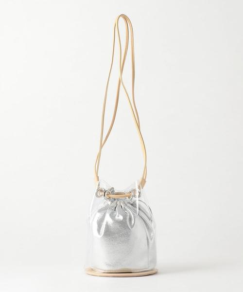 BEAUTY&YOUTH UNITED ARROWS(ビューティーアンドユースユナイテッドアローズ)の「BY PVC ミニドローストバッグ -2WAY-¨ о(ショルダーバッグ・レディース・ホワイト/ブラック/ブラウン・FREE)」の9枚目の写真