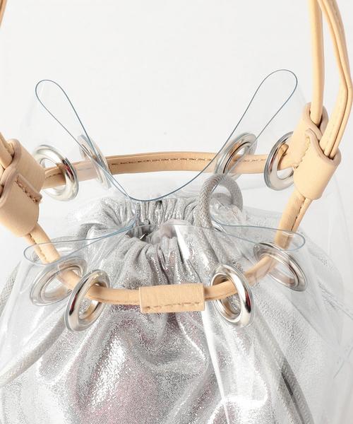 BEAUTY&YOUTH UNITED ARROWS(ビューティーアンドユースユナイテッドアローズ)の「BY PVC ミニドローストバッグ -2WAY-¨ о(ショルダーバッグ・レディース・ホワイト/ブラック/ブラウン・FREE)」の8枚目の写真