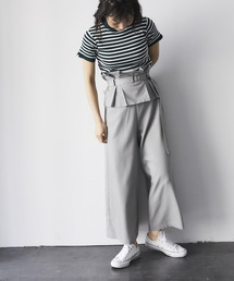 and R | ウエストタックワイドパンツ(その他パンツ)