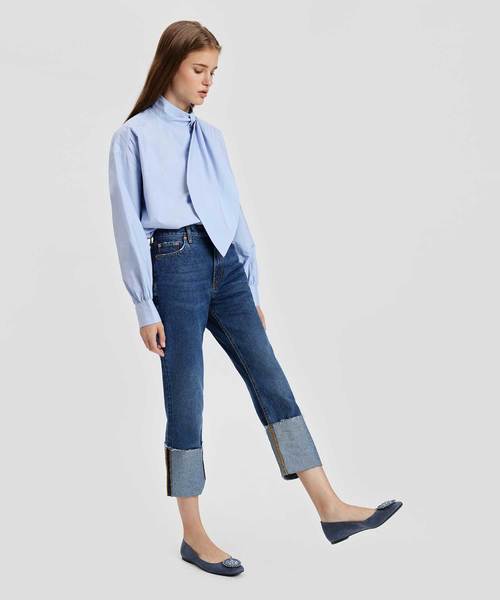 CHARLES & KEITH(チャールズ & キース)の「エンベリッシュポインテッドバレリーナ / EMBELLISHED POINTED BALLERINAS(バレエシューズ・レディース・ブラック/ブルー/バーガンディー・22.5cm/23cm/23.5cm/24.5cm/25cm/25.5cm)」の14枚目の写真