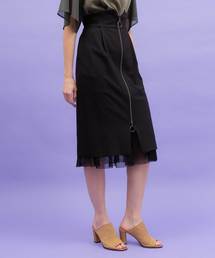 UNITED TOKYO | ２WAYフロッキーメッシュコンビスカート(スカート)