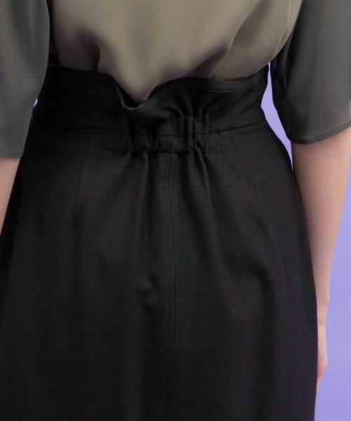 UNITED TOKYO(ユナイテッドトウキョウ)の「2WAYフロッキーメッシュコンビスカート(スカート・レディース・ベージュ/ブラック/カーキ・1)」の13枚目の写真