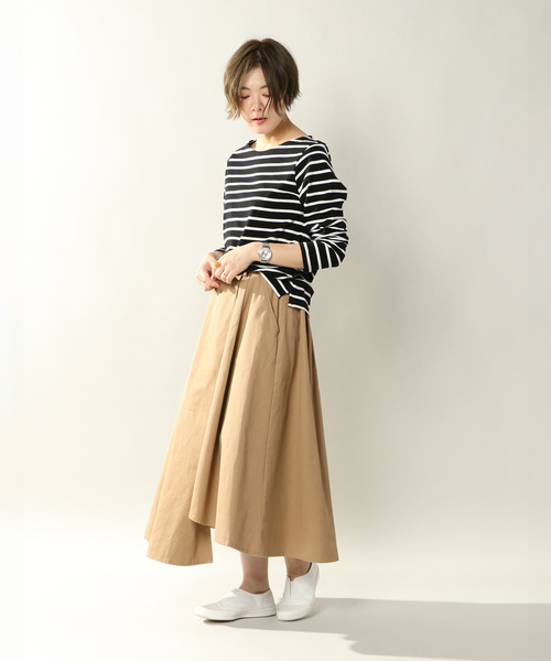 notch.（ノッチ）の「チノボリュームラッピングスカート（スカート・レディース・ブラック/ベージュ/ネイビー・M/L）」の16枚目の写真