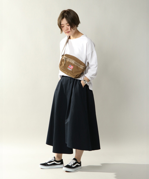 notch.（ノッチ）の「チノボリュームラッピングスカート（スカート・レディース・ブラック/ベージュ/ネイビー・M/L）」の21枚目の写真