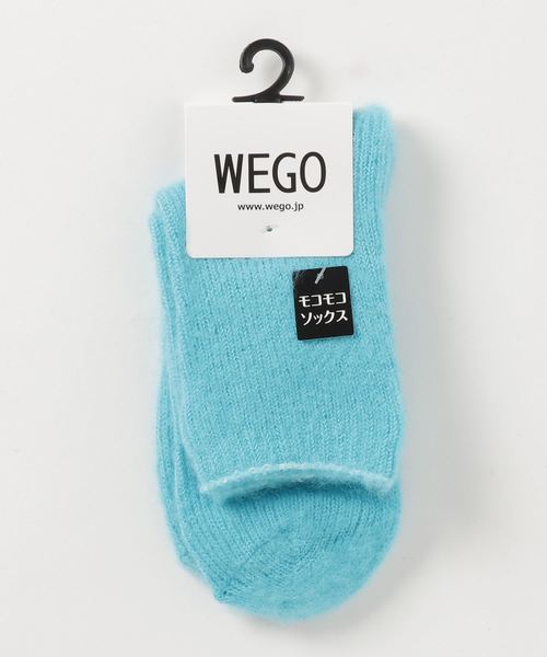 WEGO(ウィゴー)の「WEGO/もこもこソックス(ソックス/靴下・レディース・ホワイト/ブラック/ダークグリーン/グレー/レッド/ピンク/ブルー/マスタード/キャメル/ピンク系その他/ワイン・FREE)」の5枚目の写真