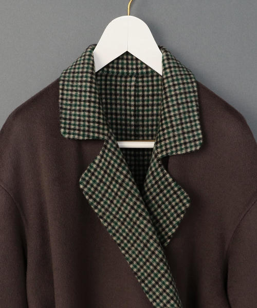 6 ROKU DOUOBLE REVER GOWN COAT コート 6（ロク）の「＜6(ROKU)＞DOUOBLE REVER GOWN COAT/コート