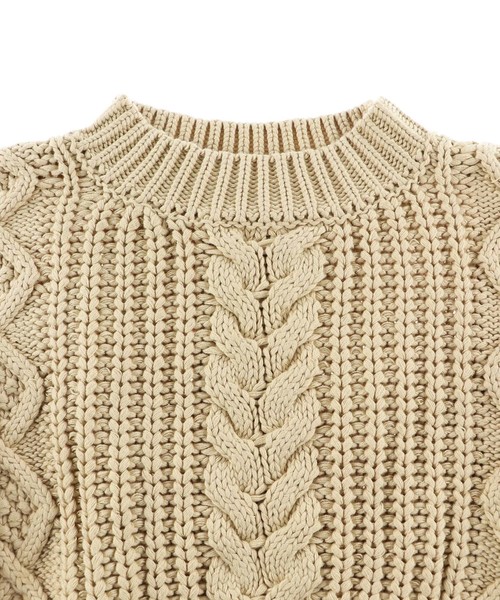 ALEXIA STAM（アリシアスタン）の「Belt Attached Cable Knit