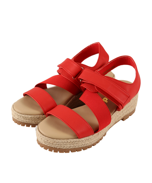 PUNYUS（プニュズ）の「ベルトジュ－トサンダル（サンダル・レディース・ブラック/レッド/カーキ・1/2/4/3）」の4枚目の写真