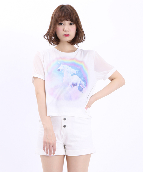 WEGO(ウィゴー)の「WEGO/FANTASY Tシャツ(Tシャツ/カットソー・レディース・その他1/その他2/その他3/その他4/その他5・FREE)」の4枚目の写真