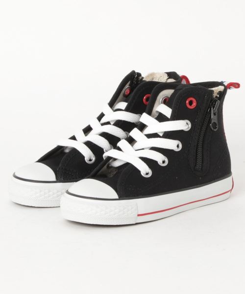 CONVERSE(コンバース)の「converse コンバース 15-22CHILD ALL STAR N STARTAPE Z HI チャイルド オールスター N スターテープ Z ハイ 37300090 BLACK(スニーカー・キッズ・ブラック・20/18/17/19/21/16/22.0cm/15 )」の1枚目の写真
