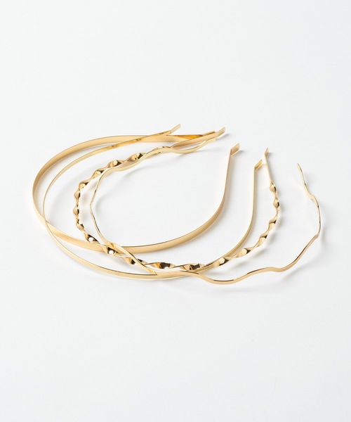 WEGO（ウィゴー）の「WEGO/【4点セット】メタルカチューシャ（カチューシャ・レディース・シルバー/ゴールド・FREE）」の7枚目の写真