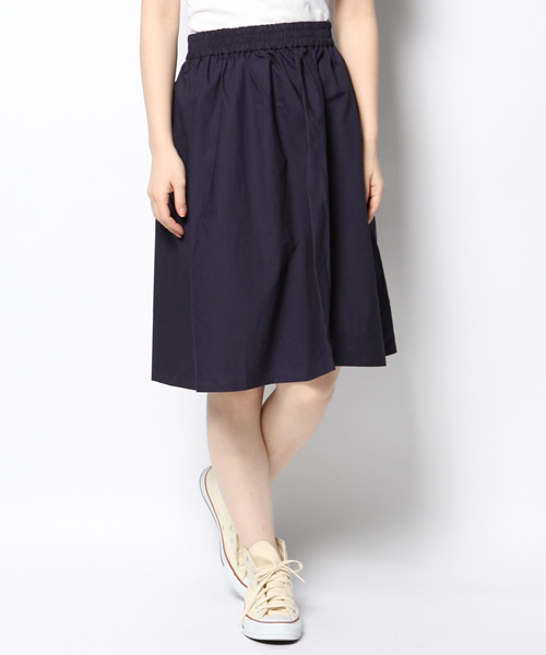 CIAOPANIC（チャオパニック）の「【Ciaopanic】　ミドルオードリーフレアSK（スカート・レディース・カーキ/オフホワイト/キャメル/レッド/ネイビー/ブルー・FREE）」の7枚目の写真