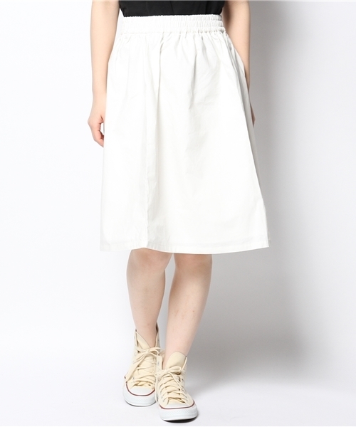 CIAOPANIC（チャオパニック）の「【Ciaopanic】　ミドルオードリーフレアSK（スカート・レディース・カーキ/オフホワイト/キャメル/レッド/ネイビー/ブルー・FREE）」の2枚目の写真