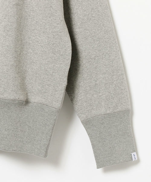 BEAMS PLUS（ビームスプラス）の「LOOPWHEELER × BEAMS PLUS / 別注 スーパーヘヴィーウェイト クルーネック（スウェット・メンズ・ライトグレー/ブラック/ネイビー・SMALL/MEDIUM/LARGE/X-LARGE）」の13枚目の写真