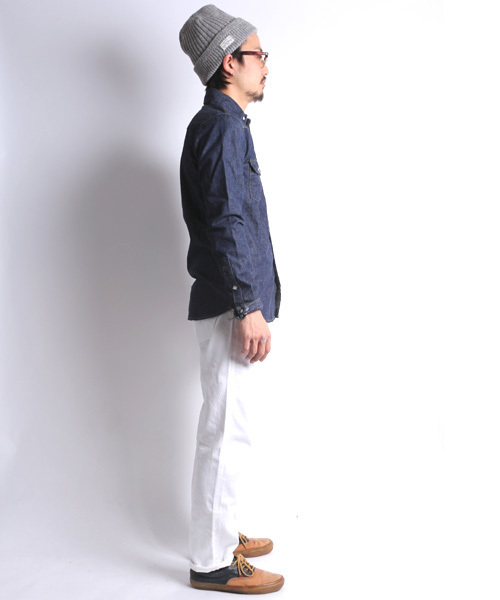 Denime（ドゥニーム）の「【JapanMade】DENIM WESTERN SHIRTS/デニムウエスタンシャツ（シャツ/ブラウス・メンズ・ネイビー・LARGE/MEDIUM/SMALL）」の17枚目の写真