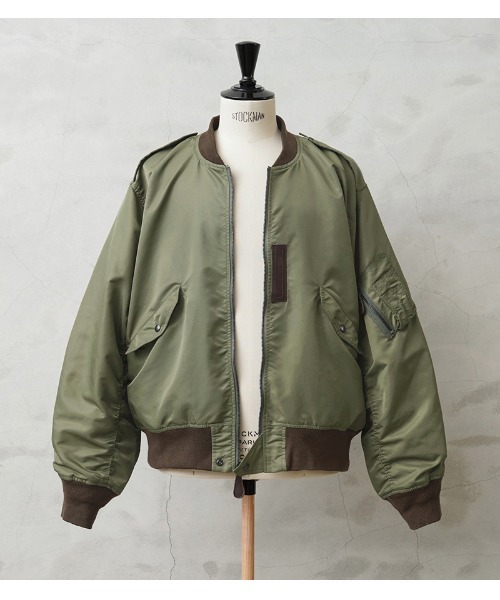 WAIPER.inc（ワイパーインク）の「米軍 L-2 フライトジャケット MIL-J-5391モデル OD WAIPER.inc【WP19】（ブルゾン・メンズ・オリーブ・44/40/38/42/36/46）」の4枚目の写真
