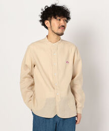【DANTON/ダントン】リネンバンドカラーシャツ #JD-3607 KLS